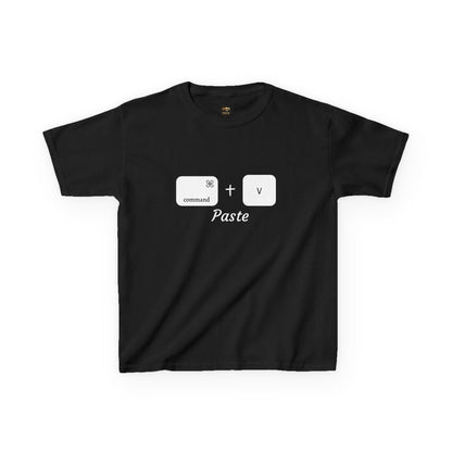 Kids Command + V - Paste (white)