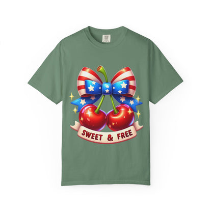 Sweet & Free Patriotic Cherry T-Shirt