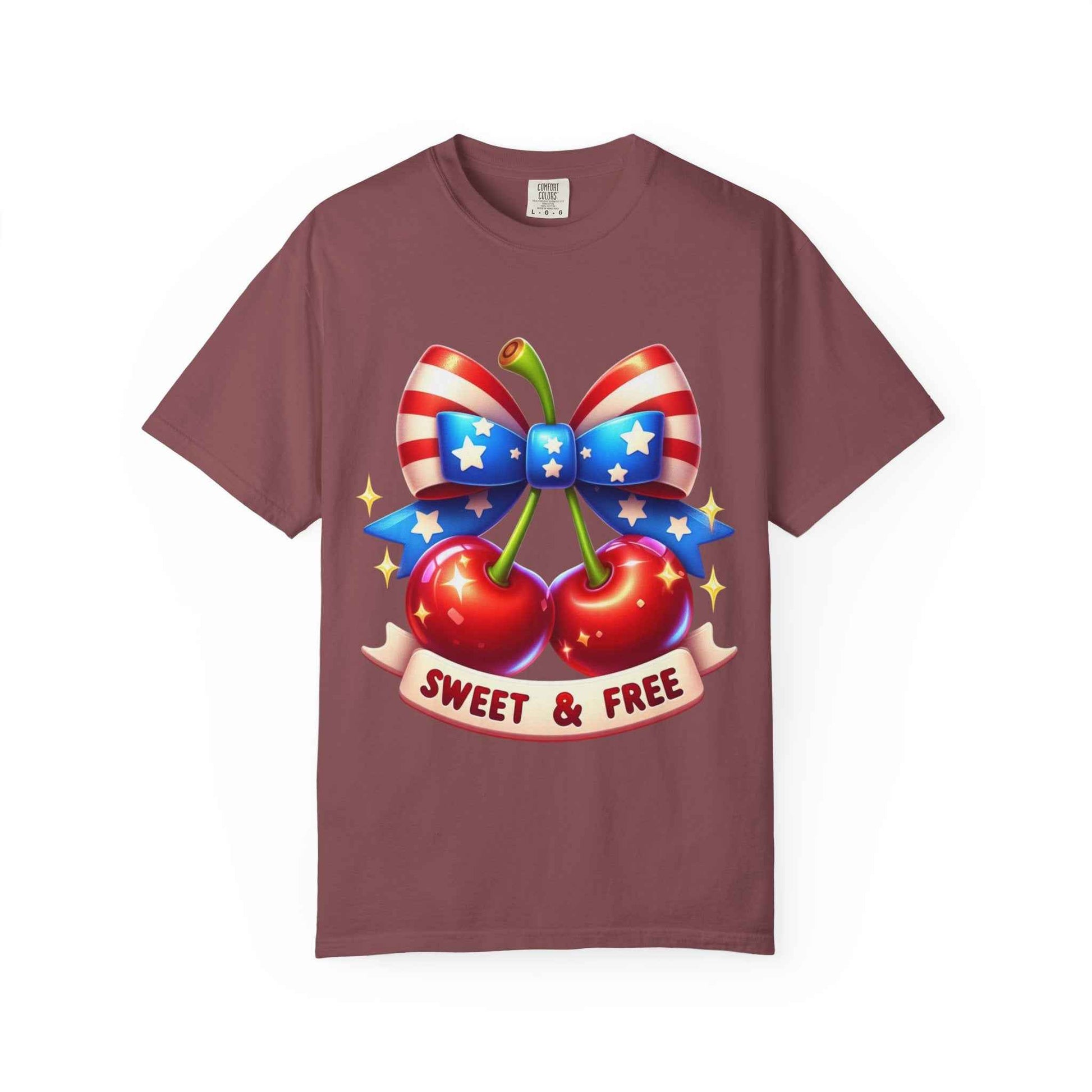 Sweet & Free Patriotic Cherry T-Shirt